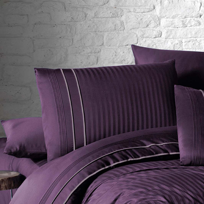 Örngott Deluxe Stripe Style Purple