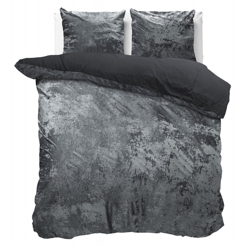 Sengesett Crushed Velvet Anthracite