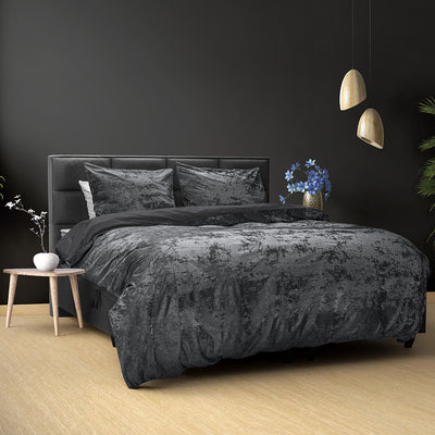 Sengesett Crushed Velvet Anthracite