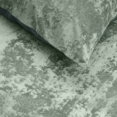 Sengesett Crushed Velvet Dark Green