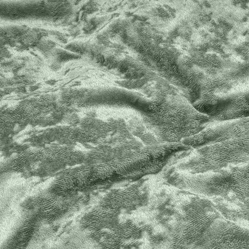 Sengesett Crushed Velvet Dark Green