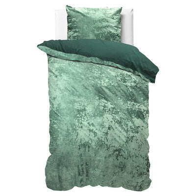 Sengesett Crushed Velvet Dark Green