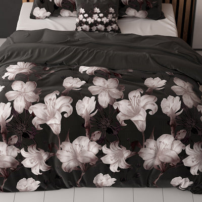 Påslakanset Dark Flower Black
