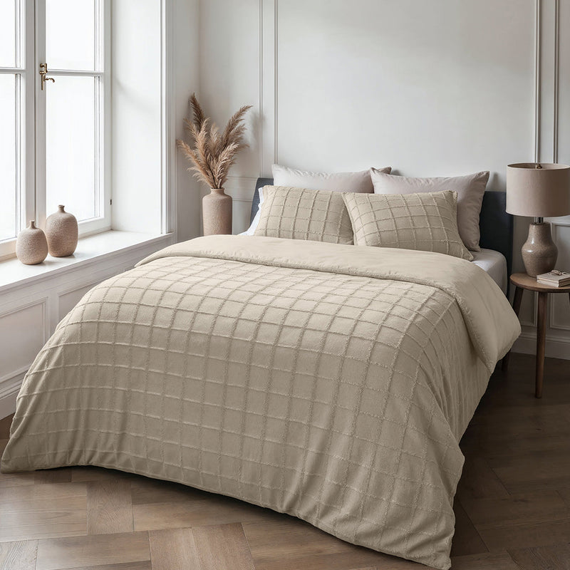 Sengesett Faux Fur Teddy Cream