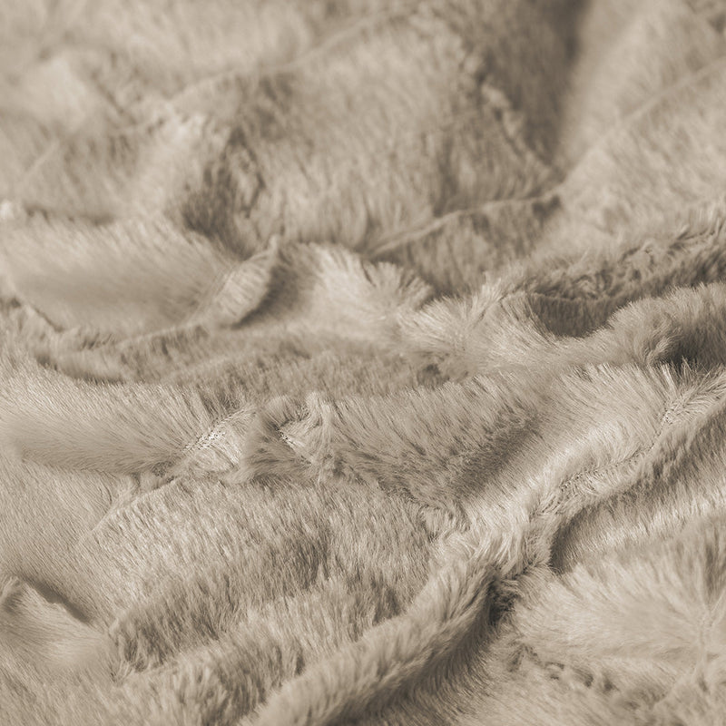 Sengesett Faux Fur Teddy Cream