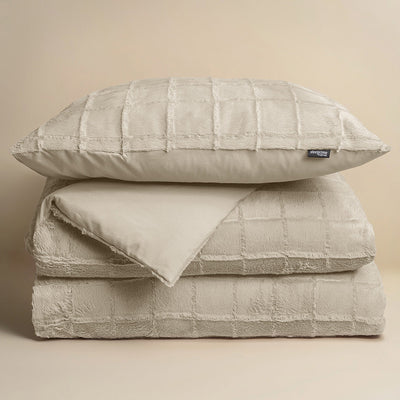 Sengesett Faux Fur Teddy Cream