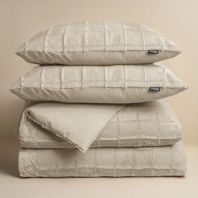 Sengesett Faux Fur Teddy Cream