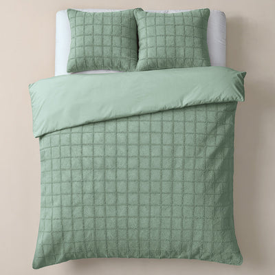 Sengesett Faux-Fur-Teddy-Green