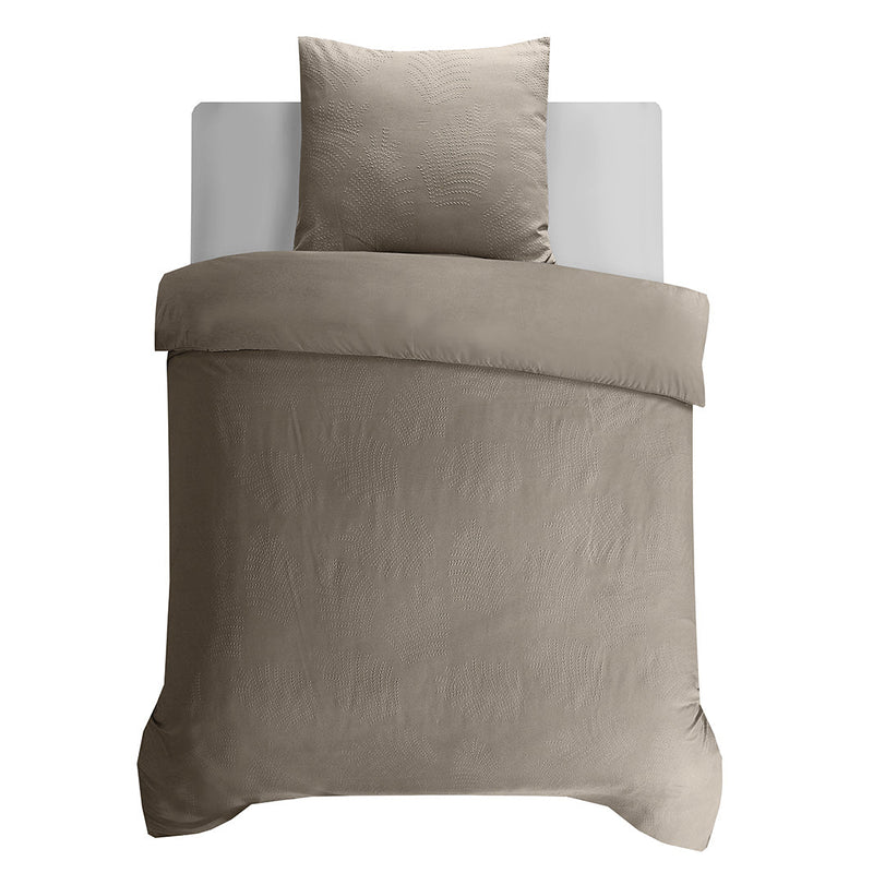 Sengesett Leaves 3D Taupe/Grey