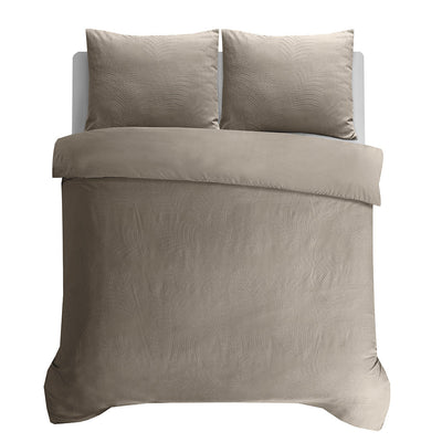 Sengesett Leaves 3D Taupe/Grey