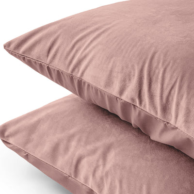 Putetrekk Velour 2pk Old Pink