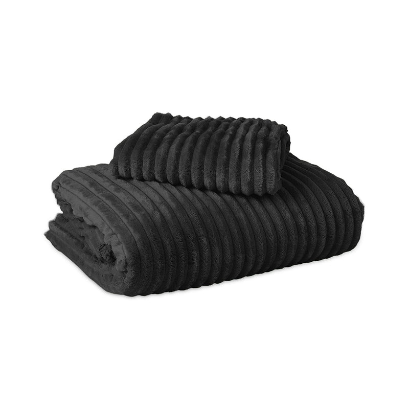Sengesett Rib Teddy Black
