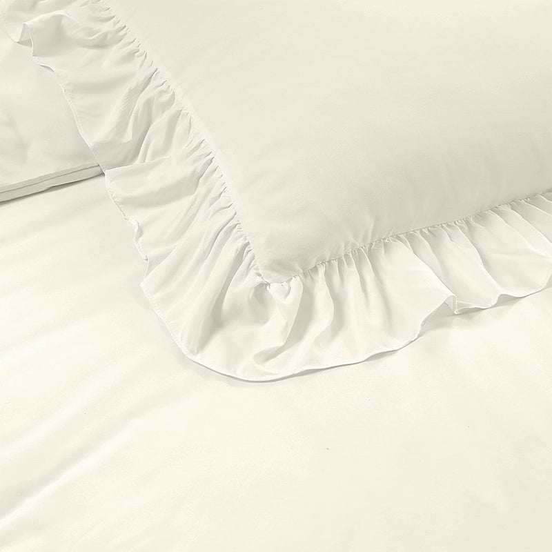 Sengesett Ruffles Cream
