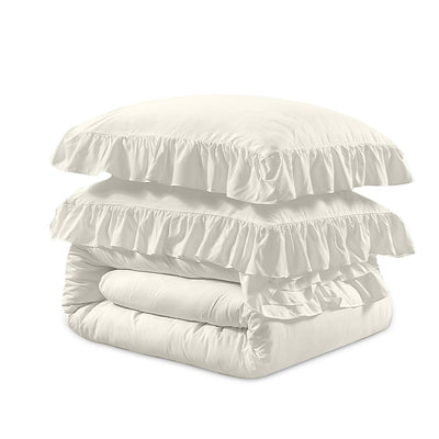 Sengesett Ruffles Cream