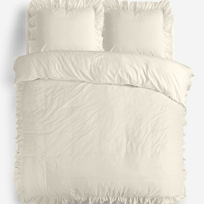 Sengesett Ruffles Cream