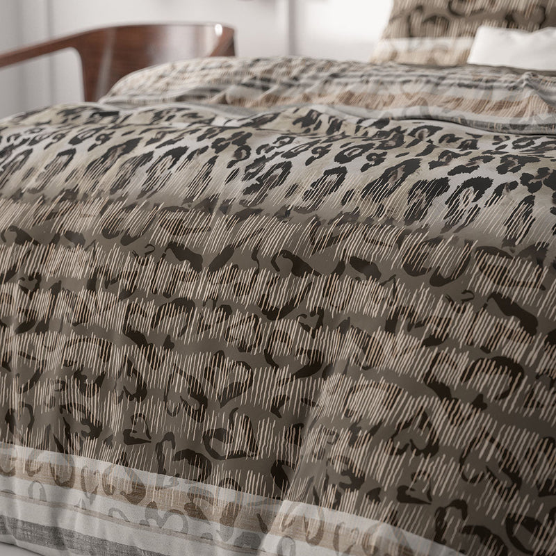 Sengesett Tiger Leopard Taupe