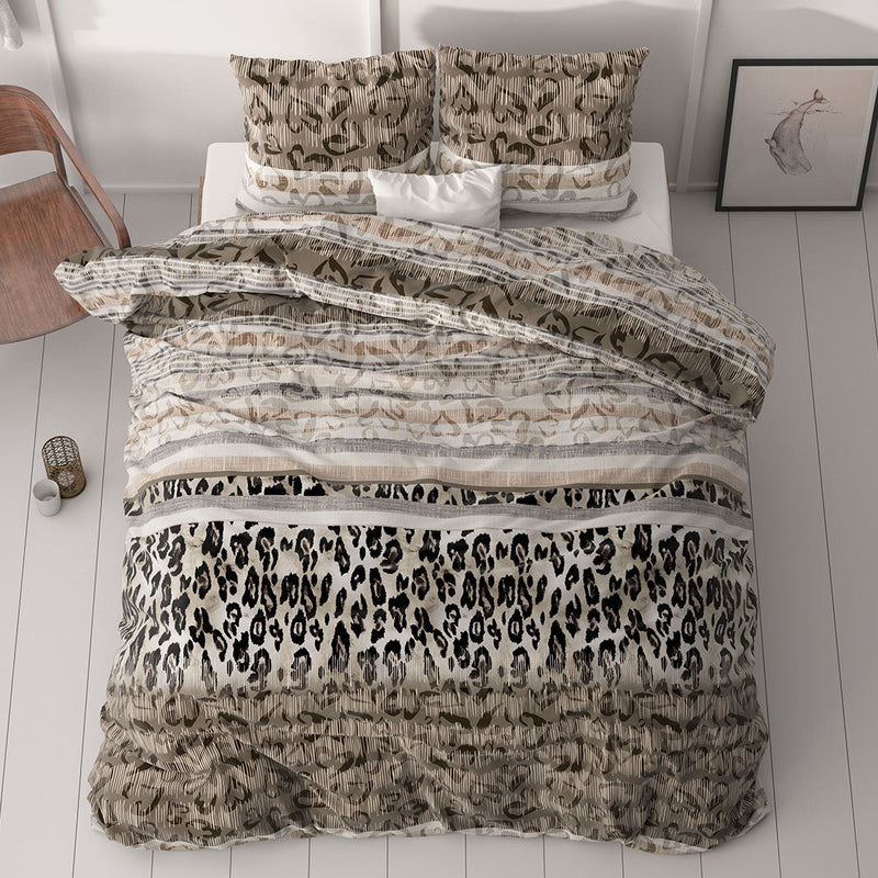 Sengesett Tiger Leopard Taupe
