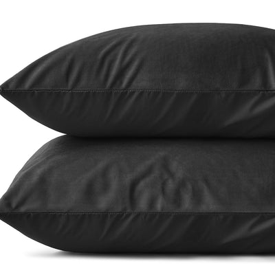 Örngott Sammet 2pk Black