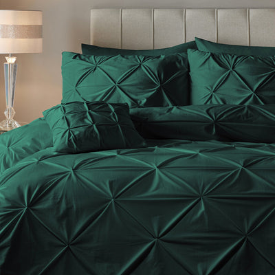 Sengesett Velvet Pintuck Green