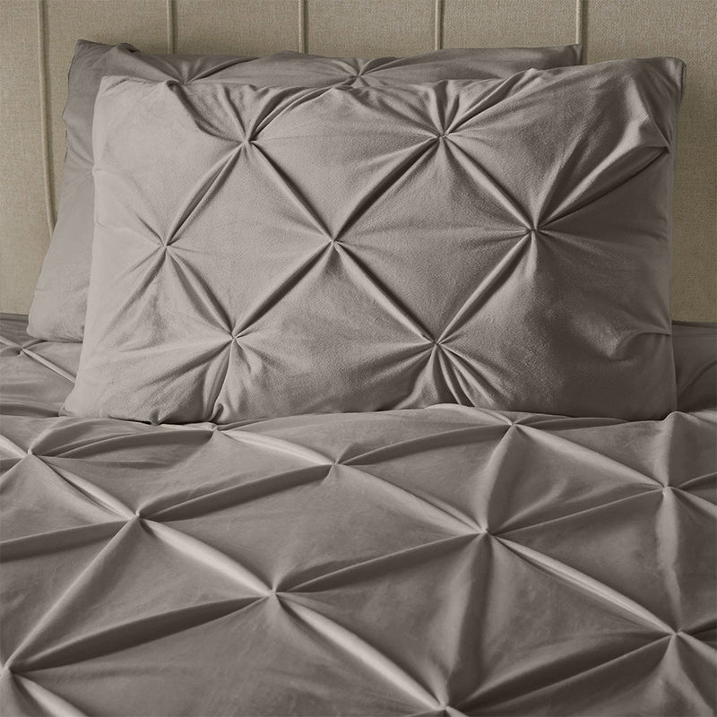 Sengesett Velvet Pintuck Sand