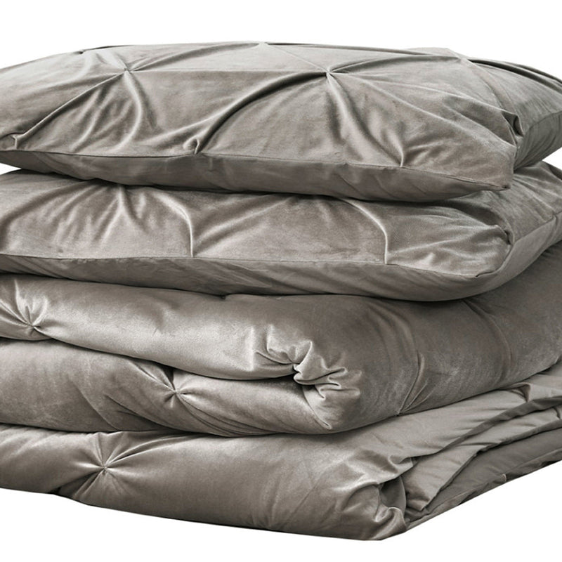 Sengesett Velvet Pintuck Sand