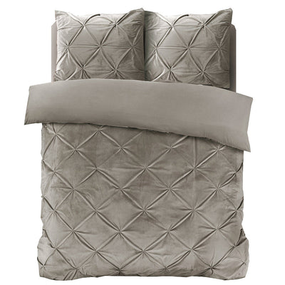 Sengesett Velvet Pintuck Sand