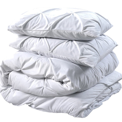 Sengesett Velvet Pintuck White