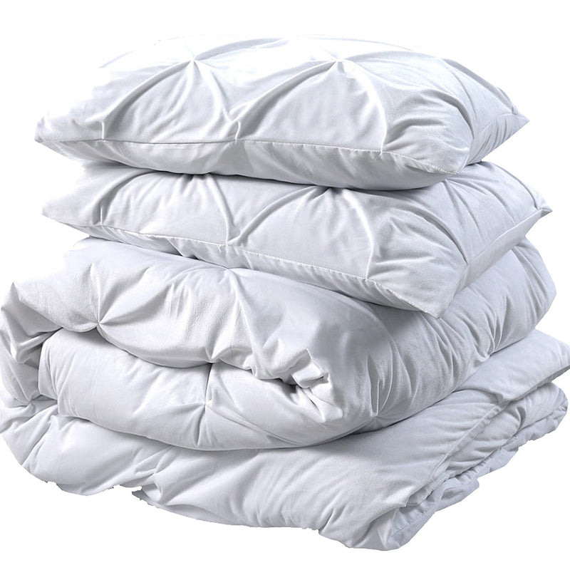 Sengesett Velvet Pintuck White