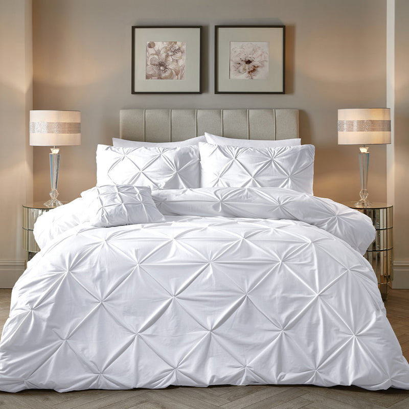 Sengesett Velvet Pintuck White