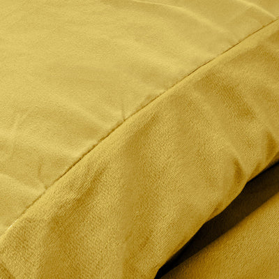 Påslakanset Velvet Solid Color Gold