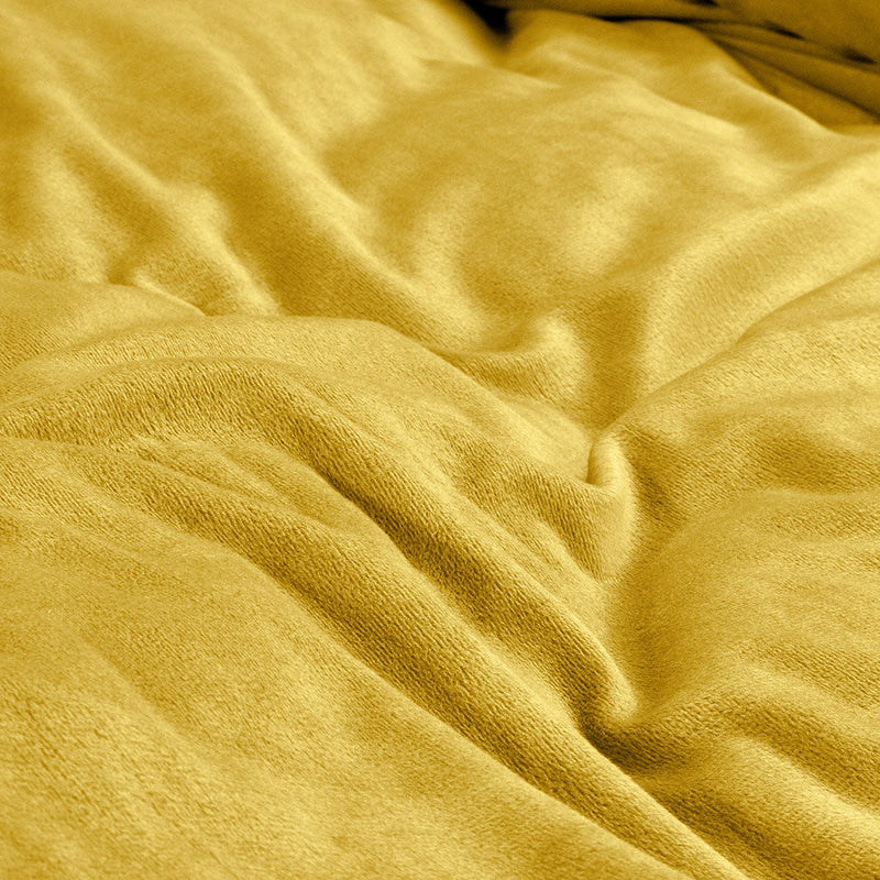 Påslakanset Velvet Solid Color Gold