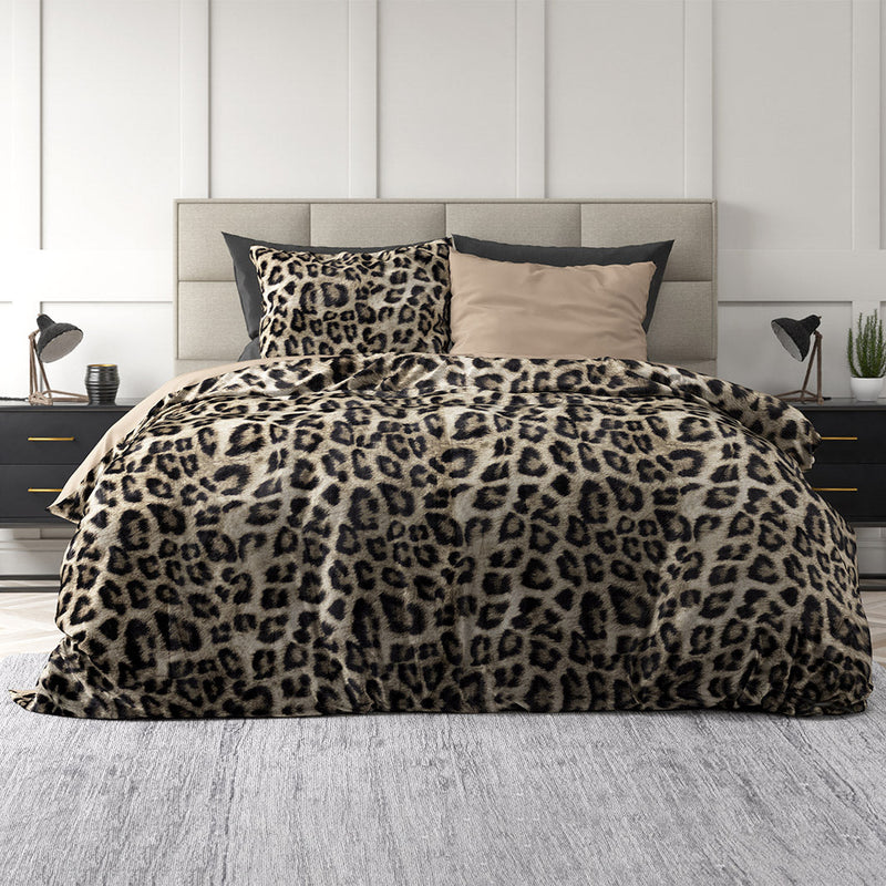 Påslakanset Velvet Panther Brown
