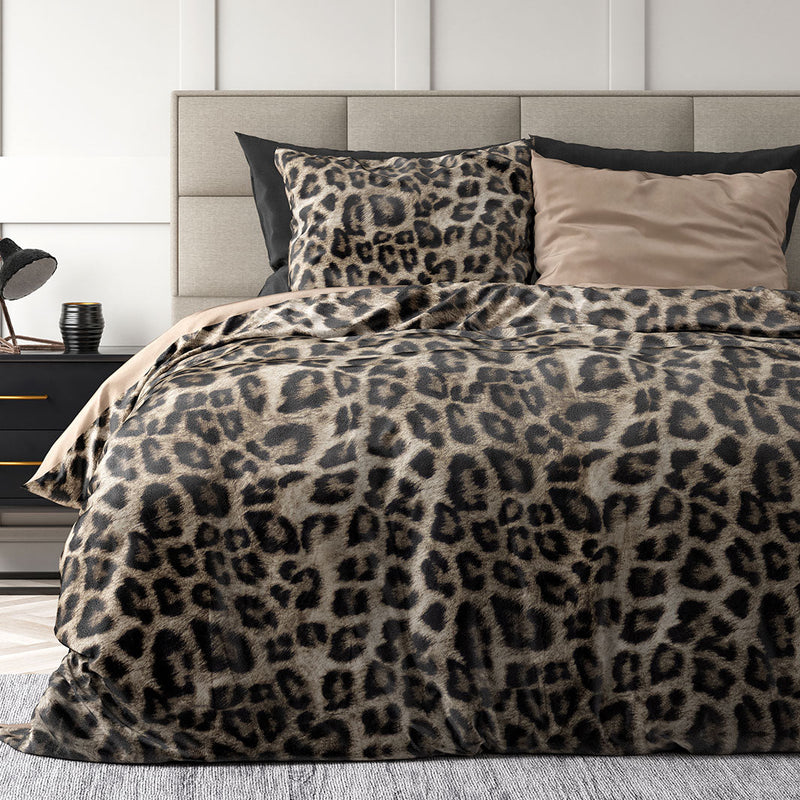 Påslakanset Velvet Panther Brown