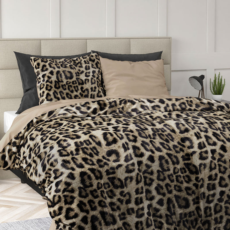 Påslakanset Velvet Panther Brown