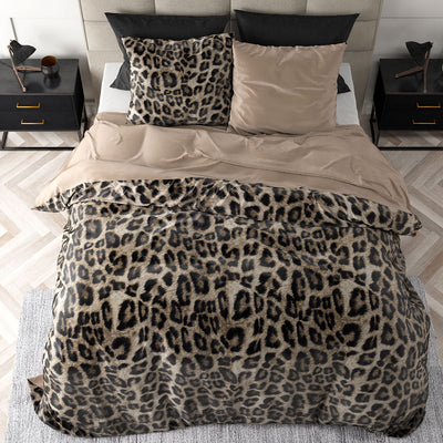 Påslakanset Velvet Panther Brown