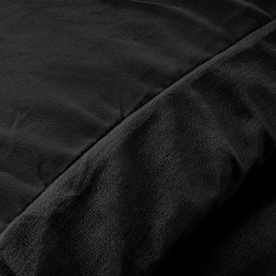 Sengesett Velvet Uni Black