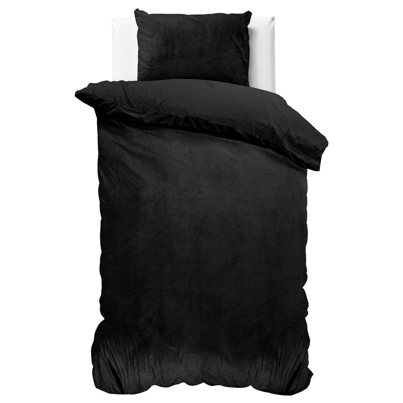 Sengesett Velvet Uni Black