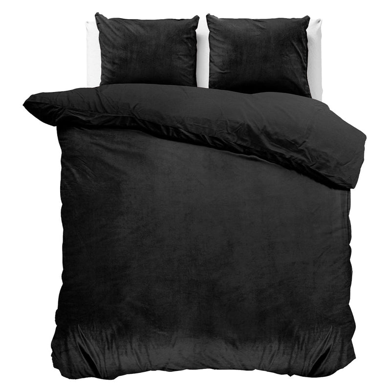 Sengesett Velvet Uni Black